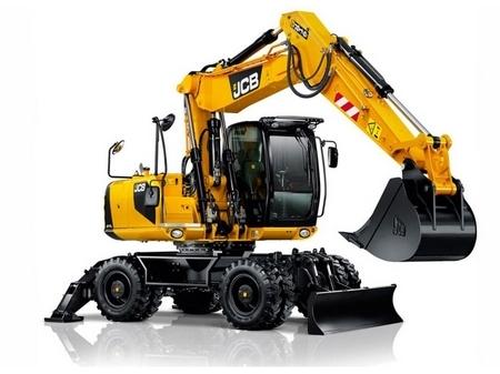 Колесный полноповоротный экскаватор