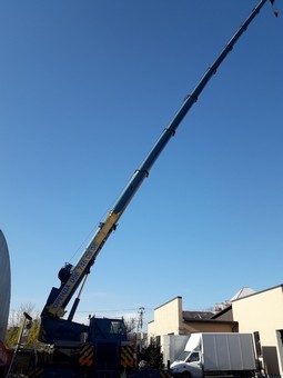 Работа автокрана Demag AC 70
